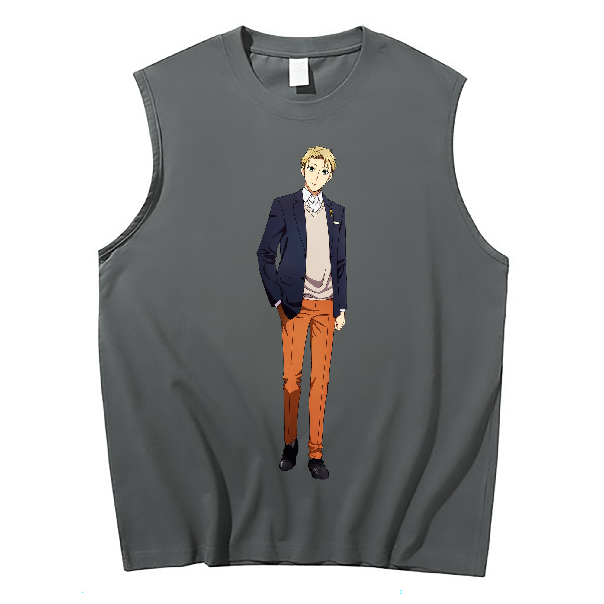 （画像用） SPY×FAMILY间谍家家酒 コットン100％タンクトップ（フロントプリント）